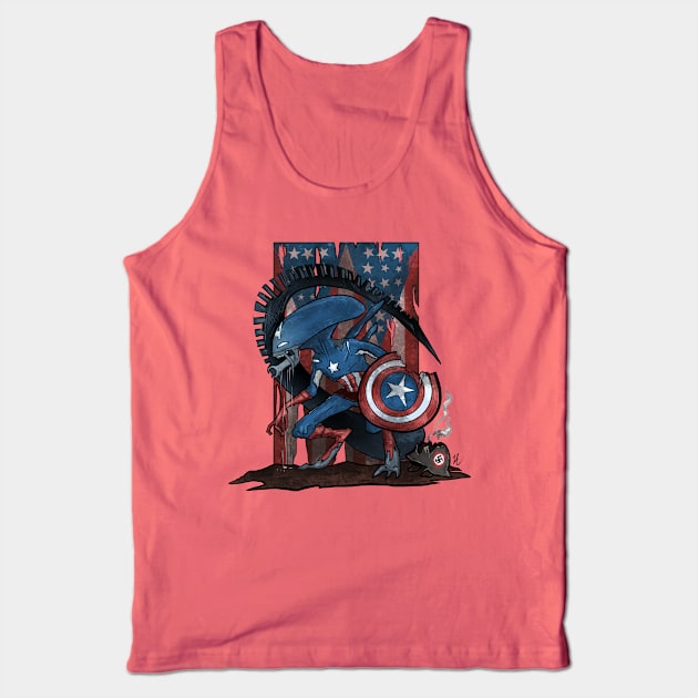 CaptainXenamerica Tank Top by lauracooper